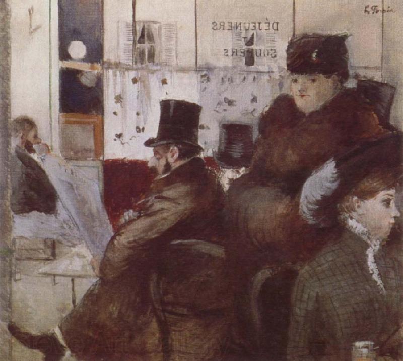 Jean-Louis Forain In the  Cafe